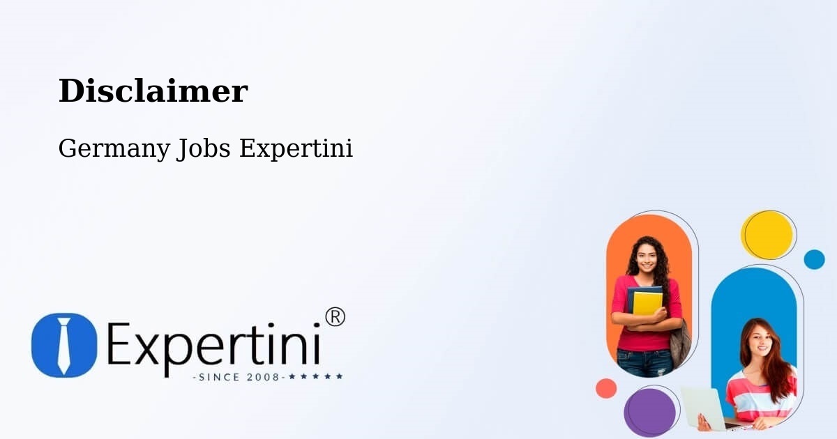 Disclaimer – Norderstedt - Germany Jobs Expertini